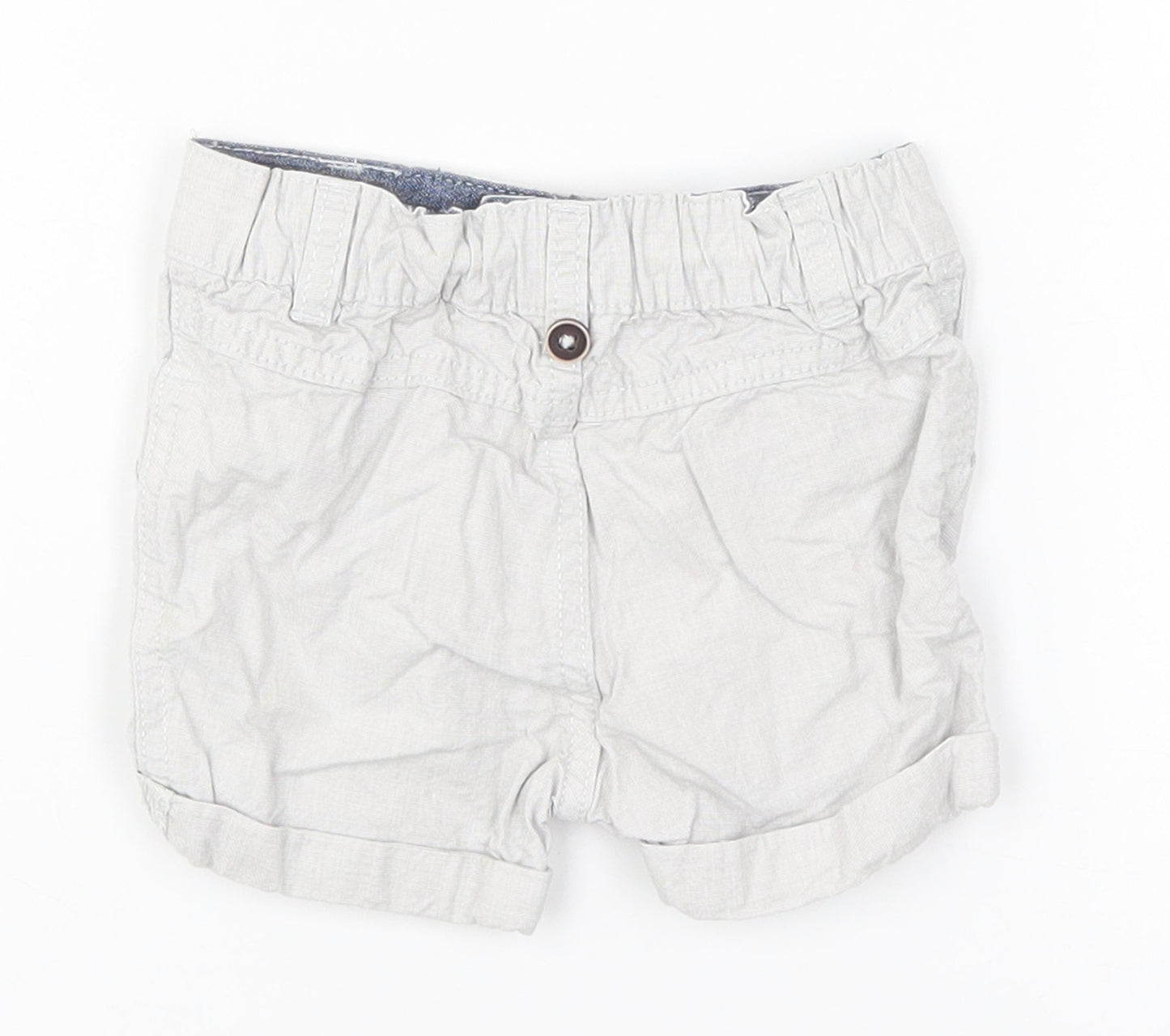 F&F Boys Grey   Cropped Trousers Size 6-9 Months