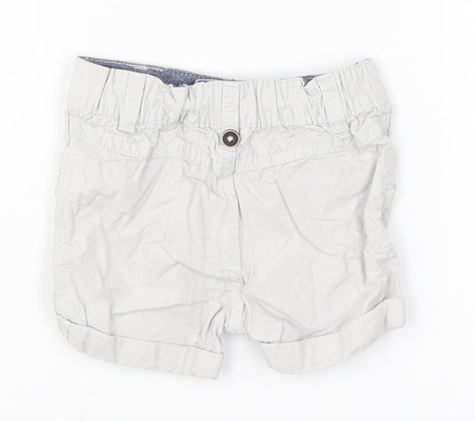 F&F Boys Grey   Cropped Trousers Size 6-9 Months