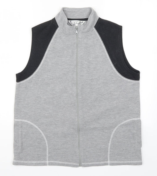 Tigi Womens Grey   Gilet Jacket Size 14