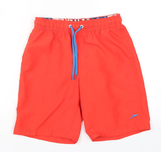Speedo Mens Red   Athletic Shorts Size 26