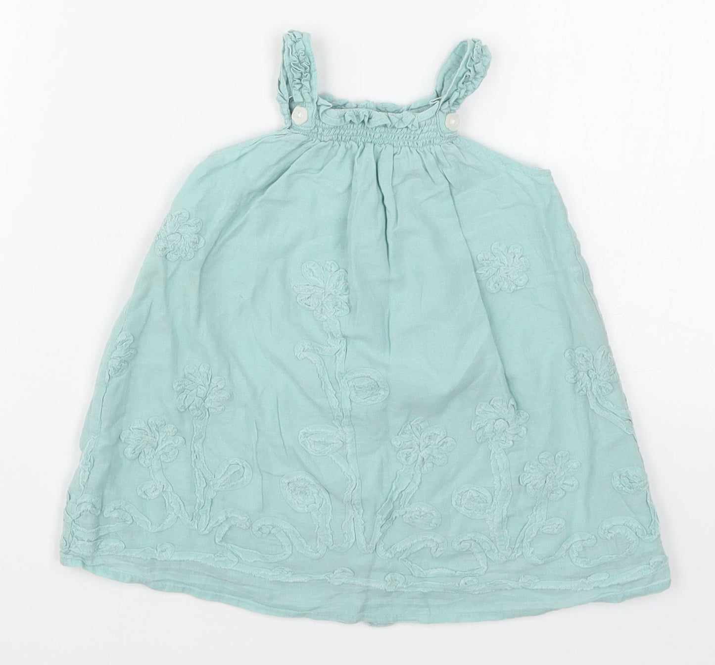 NEXT Girls Blue   Tank Dress  Size 6-9 Months