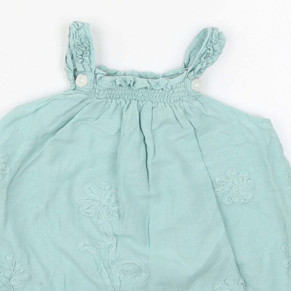 NEXT Girls Blue   Tank Dress  Size 6-9 Months