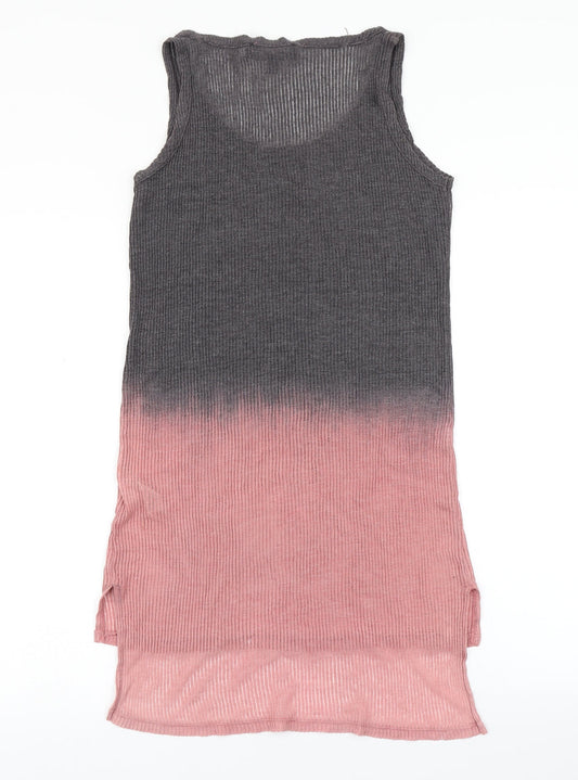 Topshop Womens Brown Colourblock  Bodycon  Size 8  - Ombre