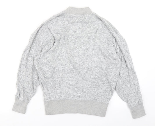 Topshop Womens Grey   Pullover Sweatshirt Size 4