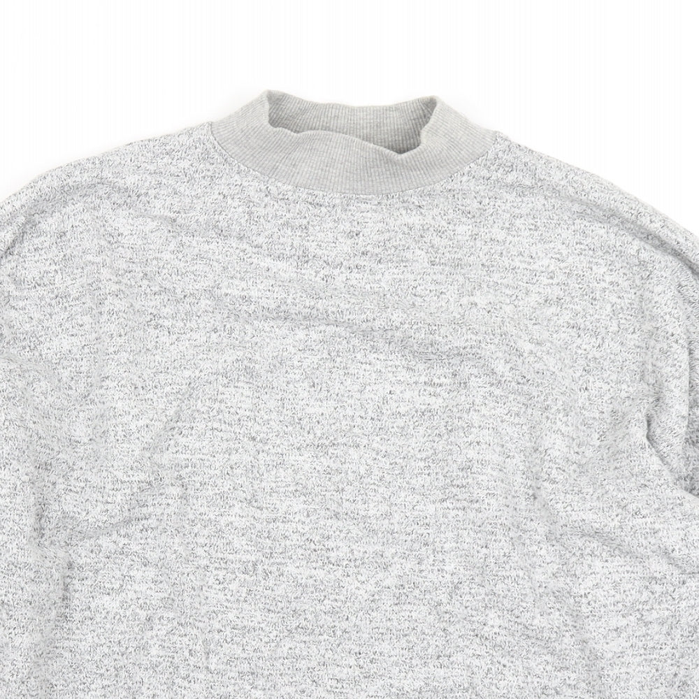 Topshop Womens Grey   Pullover Sweatshirt Size 4
