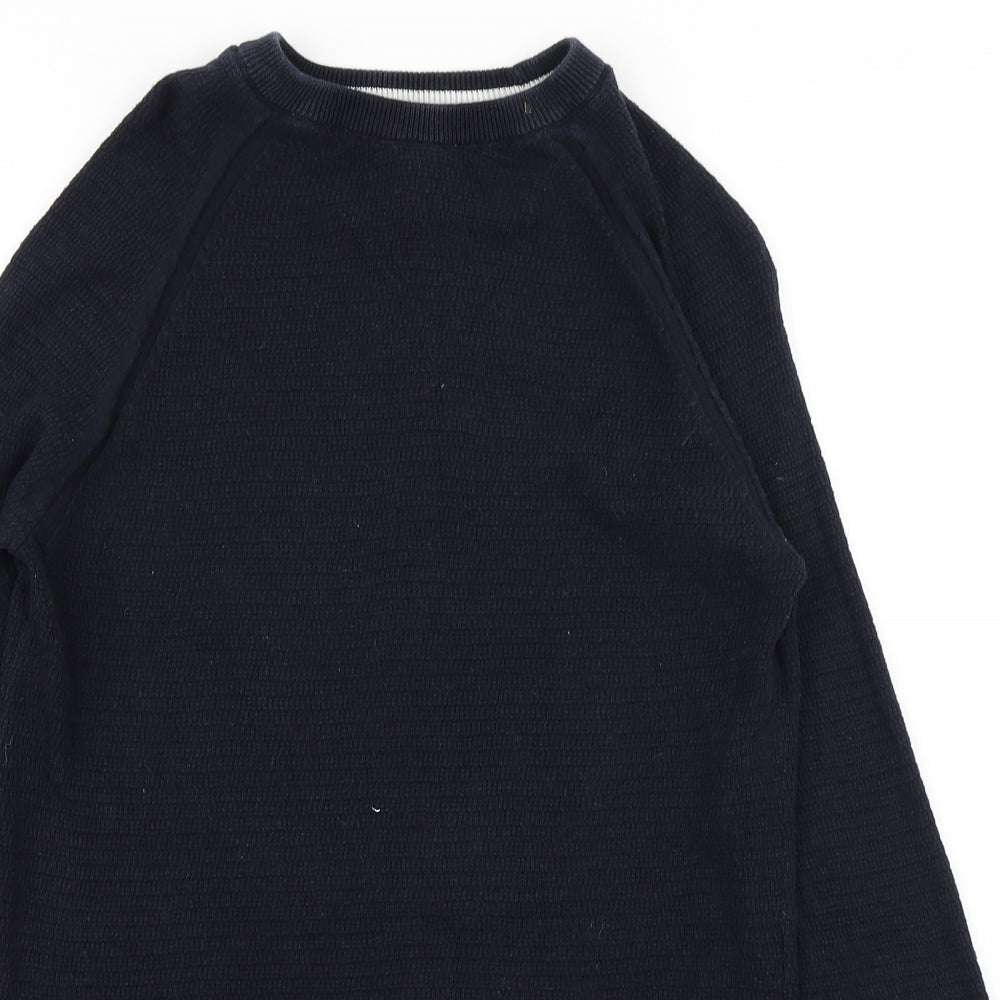 Peter Werth Mens Blue  Knit Pullover Jumper Size S