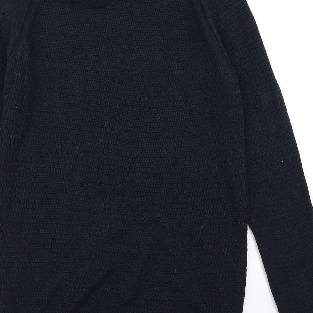 Peter Werth Mens Blue  Knit Pullover Jumper Size S