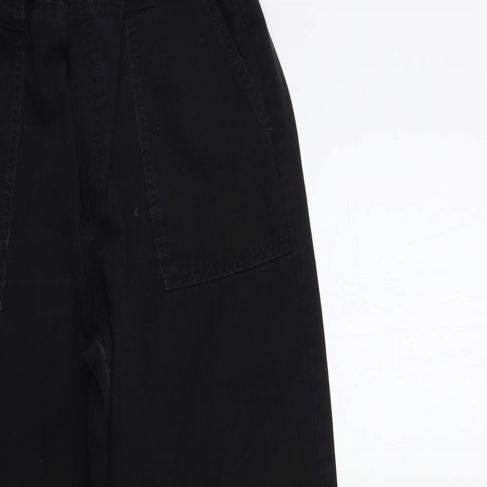 JDY Womens Black  Denim Tapered Jeans Size 10 L28 in