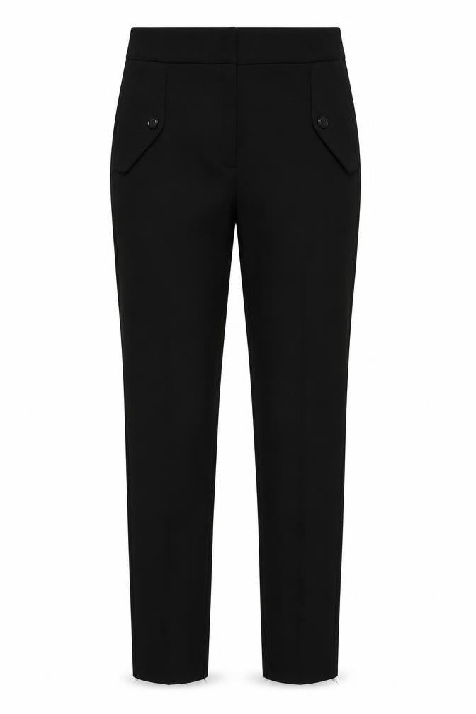 H&M Womens Black   Trousers  Size 8 L28 in