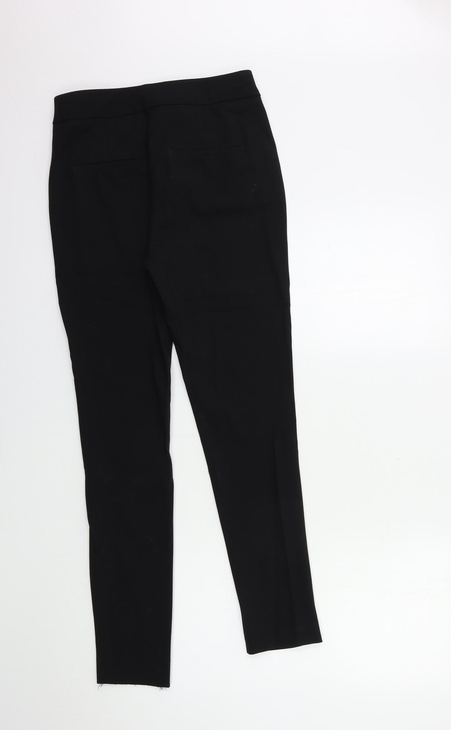 H&M Womens Black   Trousers  Size 8 L28 in