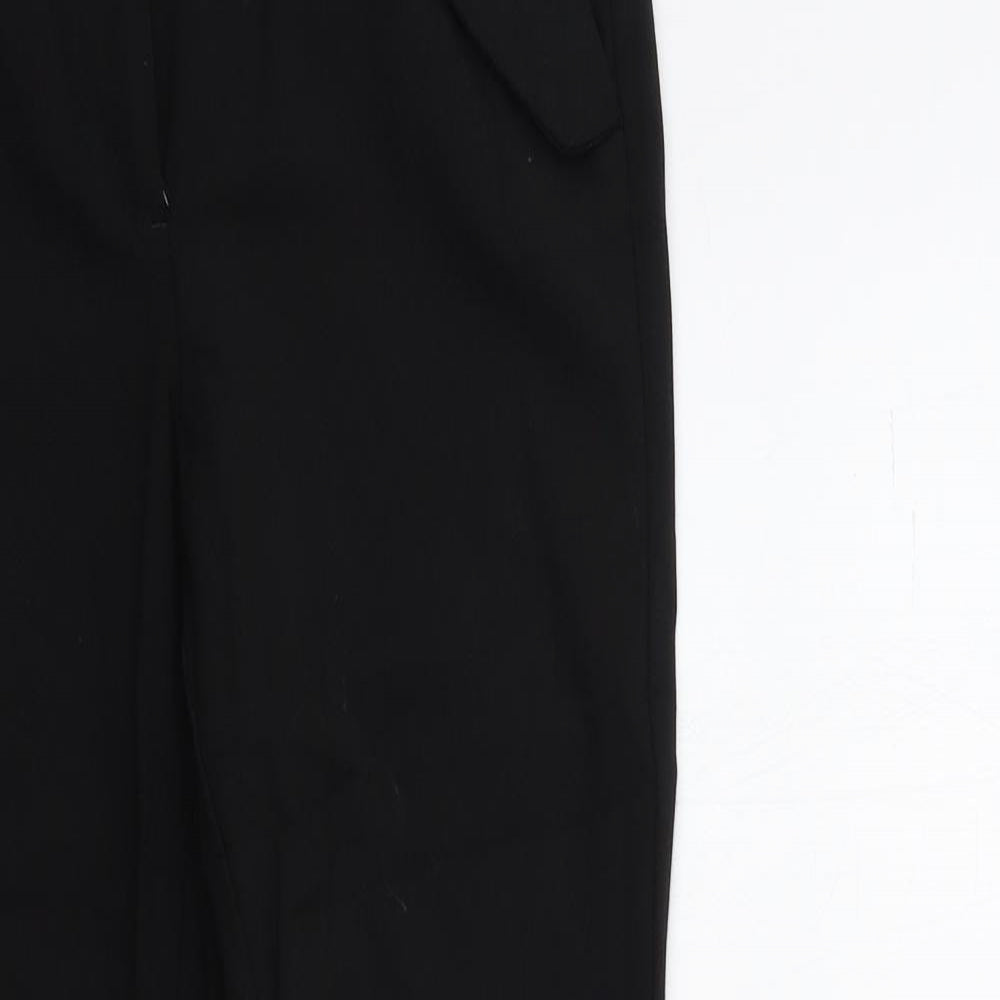 H&M Womens Black   Trousers  Size 8 L28 in