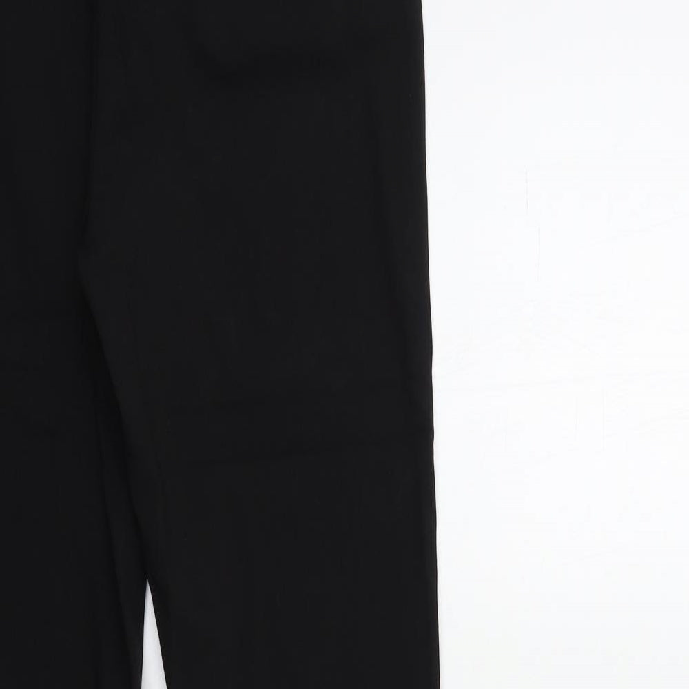 H&M Womens Black   Trousers  Size 8 L28 in