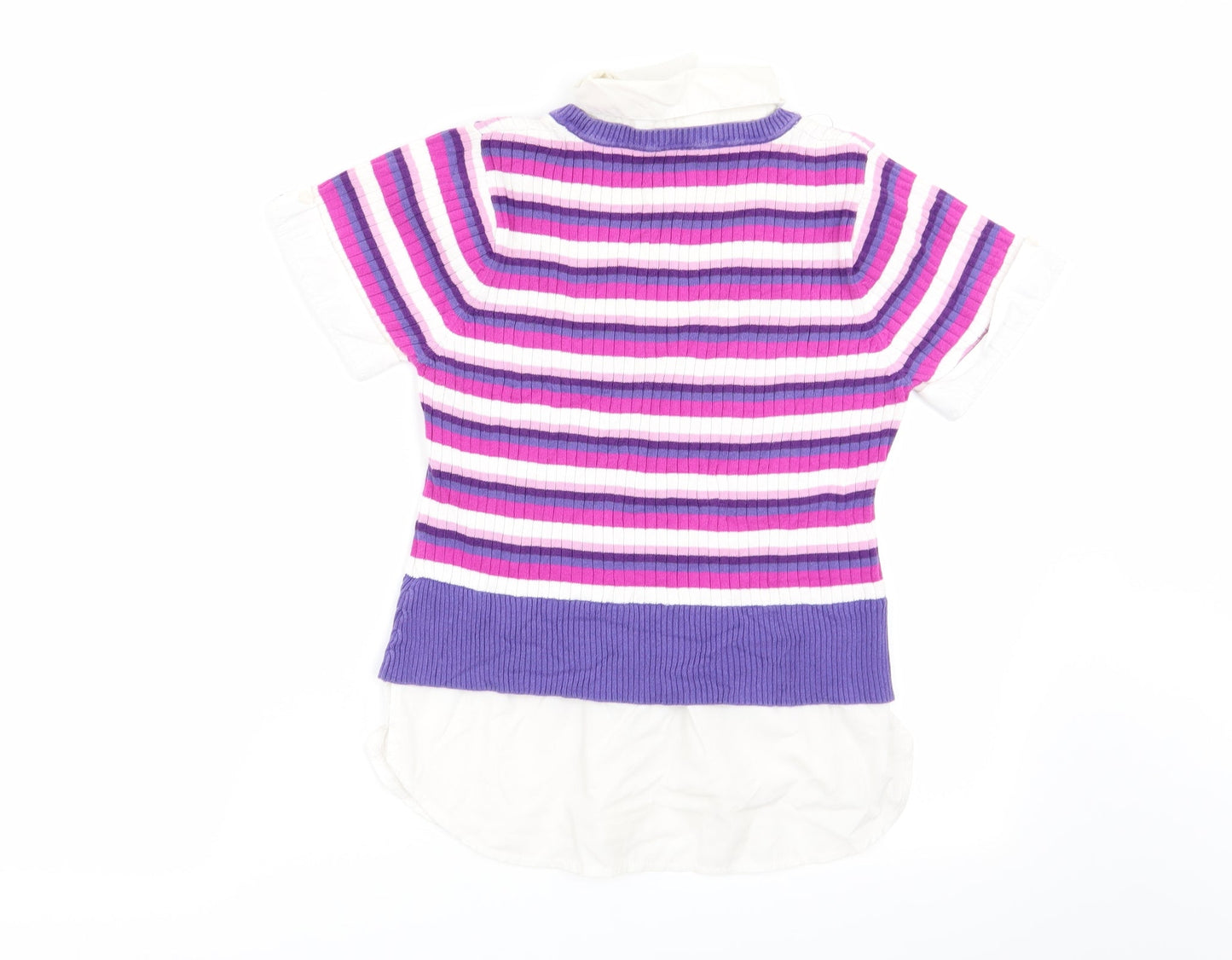 evie Womens Multicoloured Striped  Pullover Jumper Size 12  - shirt/jumper