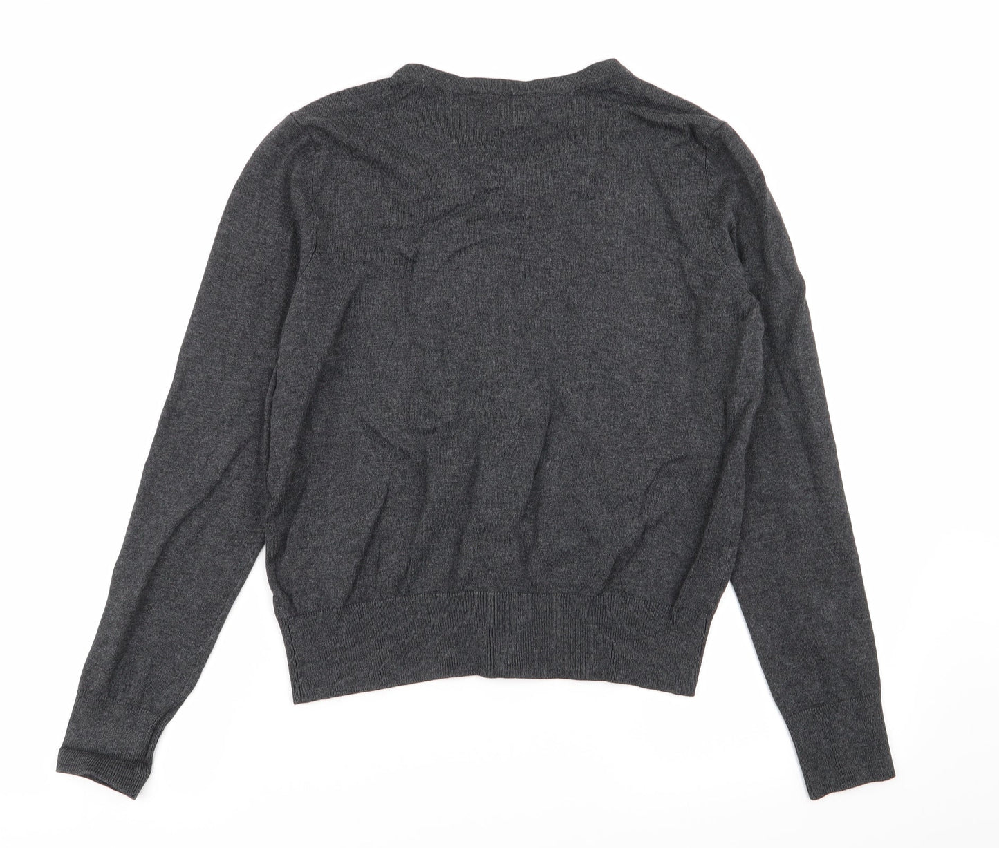 H&M Womens Grey   Pullover Jumper Size M