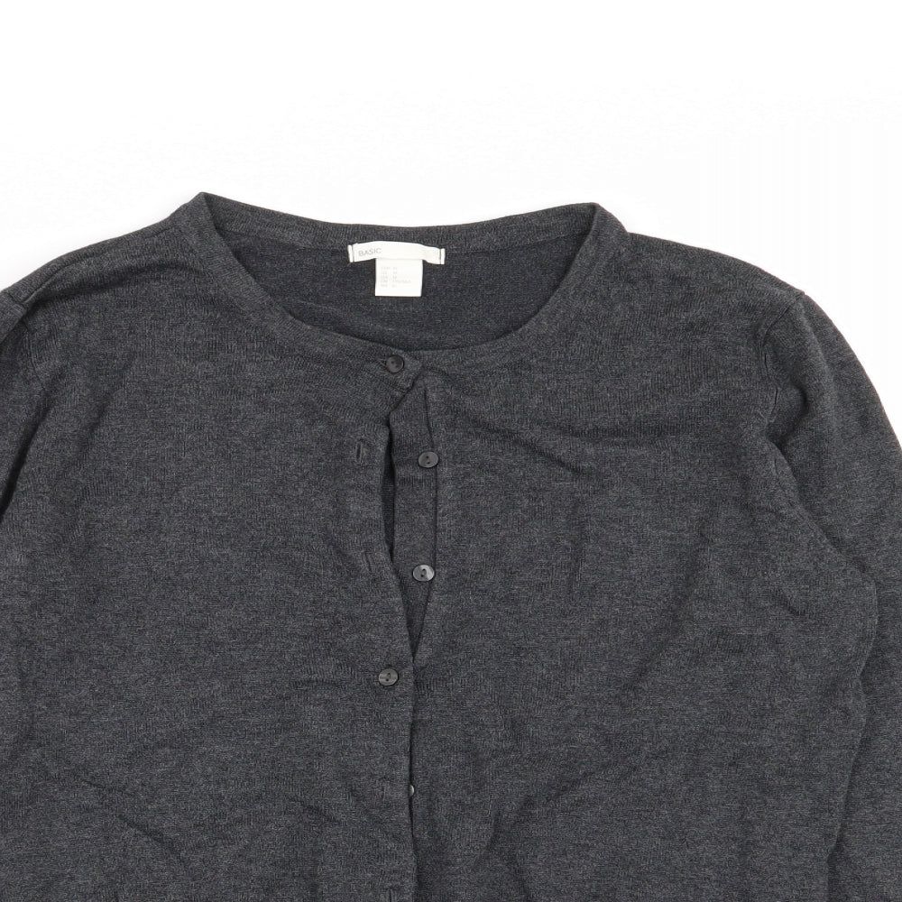 H&M Womens Grey   Pullover Jumper Size M