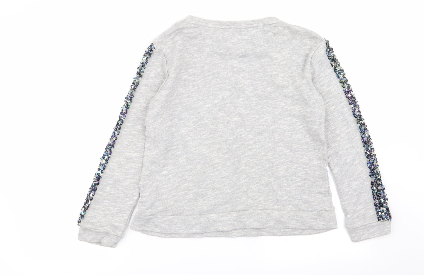 NEXT Girls Grey   Pullover Jumper Size 11 Years