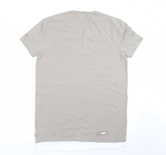 ASOS Mens Beige    T-Shirt Size S