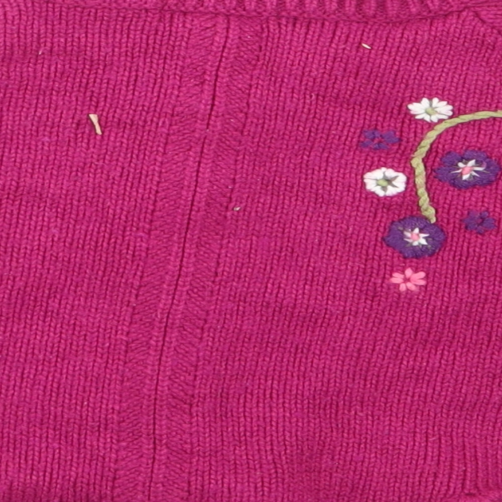 John Lewis Girls Purple Floral  Flare Skirt Size 9-12 Months