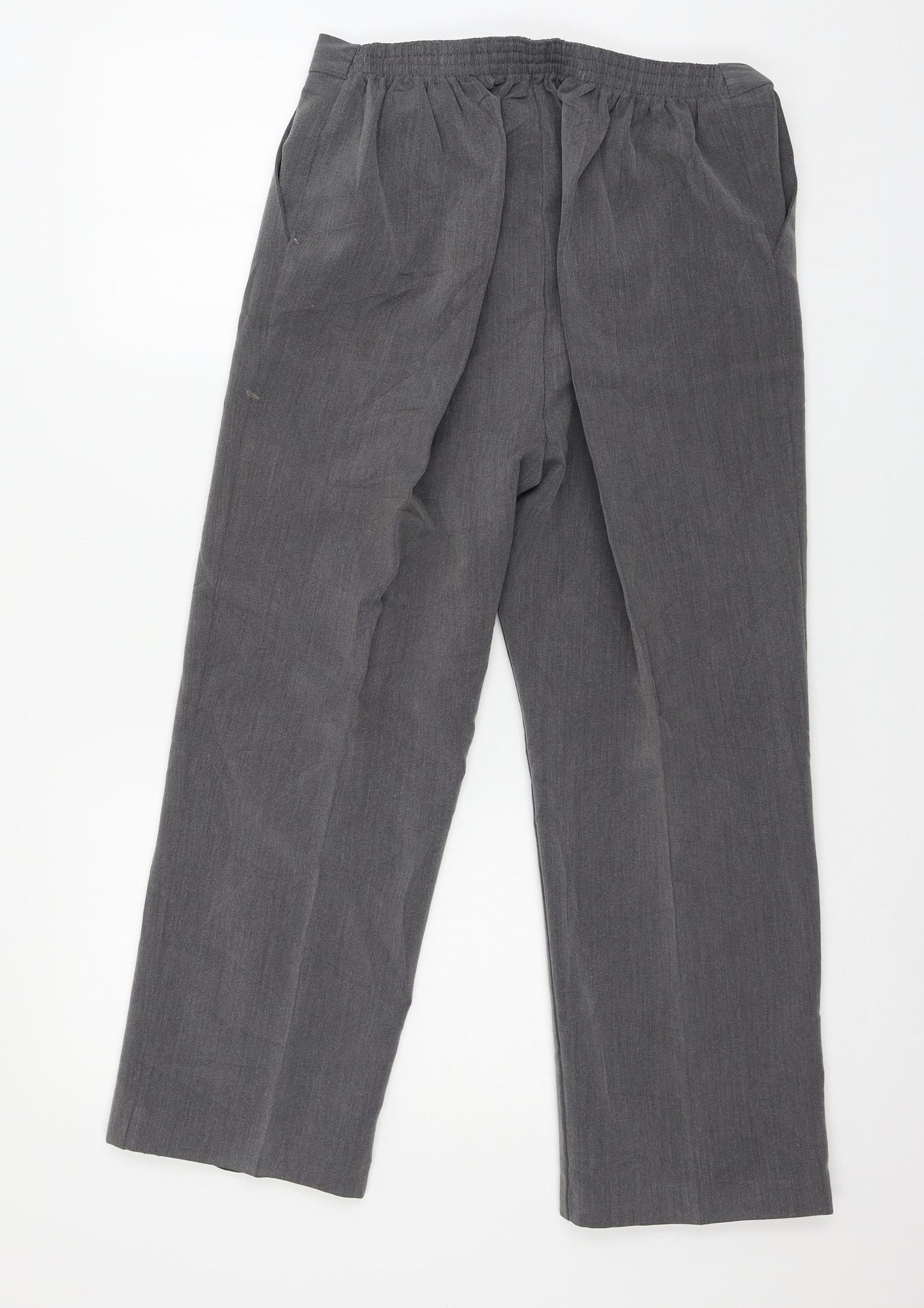 Preworn Womens Grey   Trousers  Size 16 L24 in