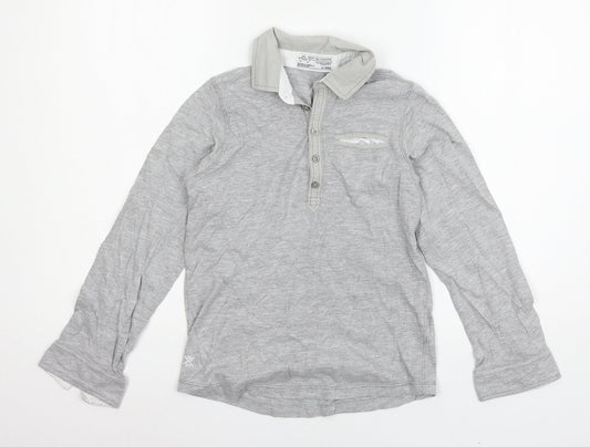NEXT Boys Grey  Jersey Basic T-Shirt Size 9 Years