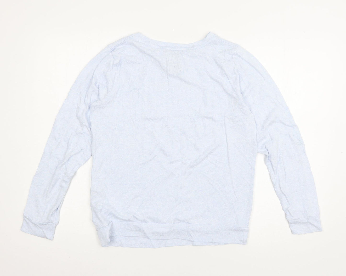 Love to lounge Womens Blue  Jersey Top Pyjama Top Size 6  - Choose Happy