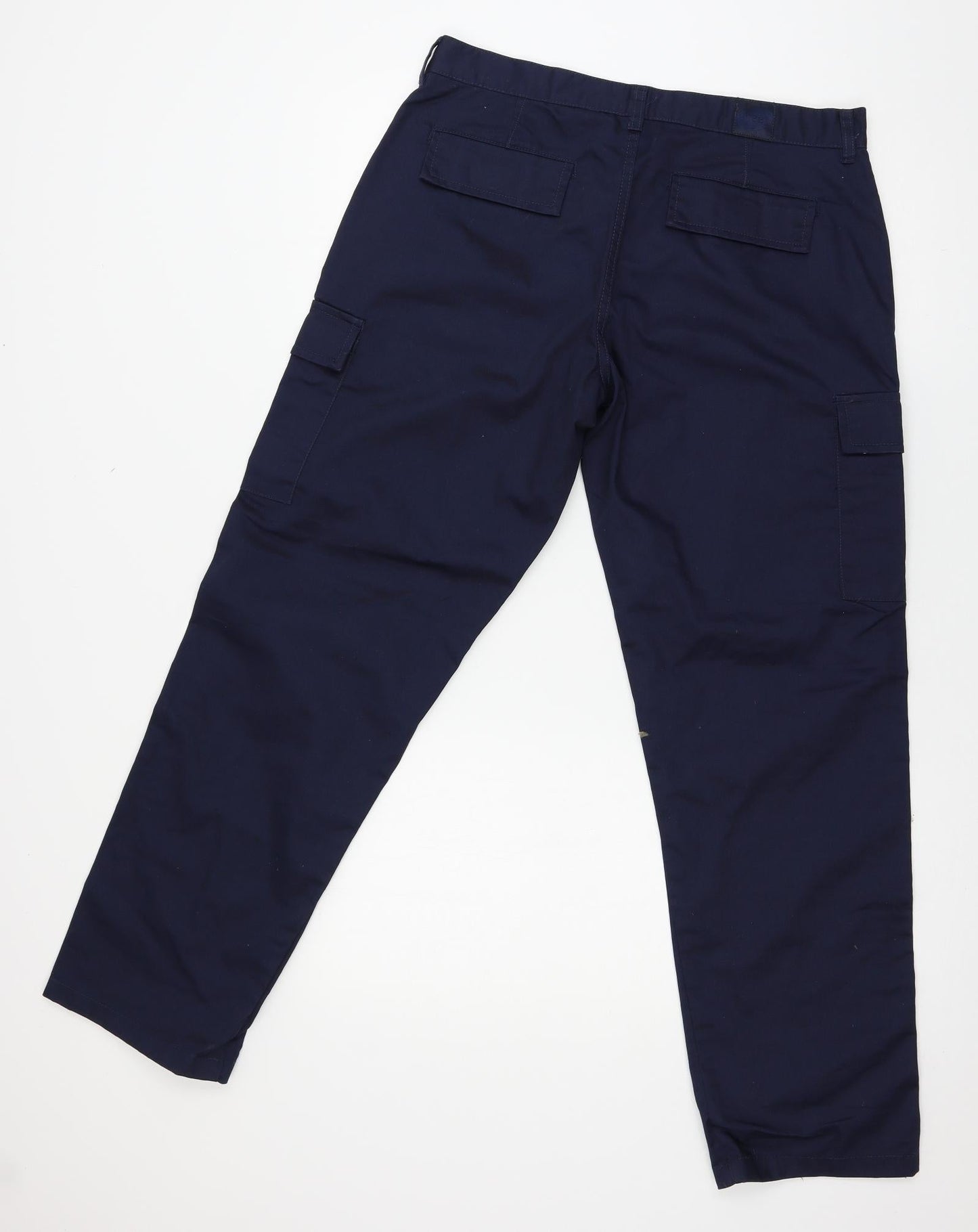Uneek Womens Blue  Jersey Trousers  Size 12 L29 in