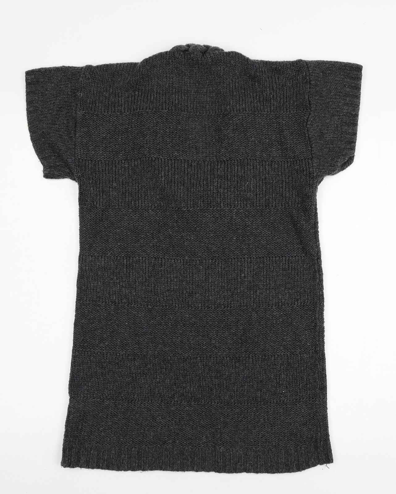 ICHI Womens Grey  Knit Pullover Jumper Size S