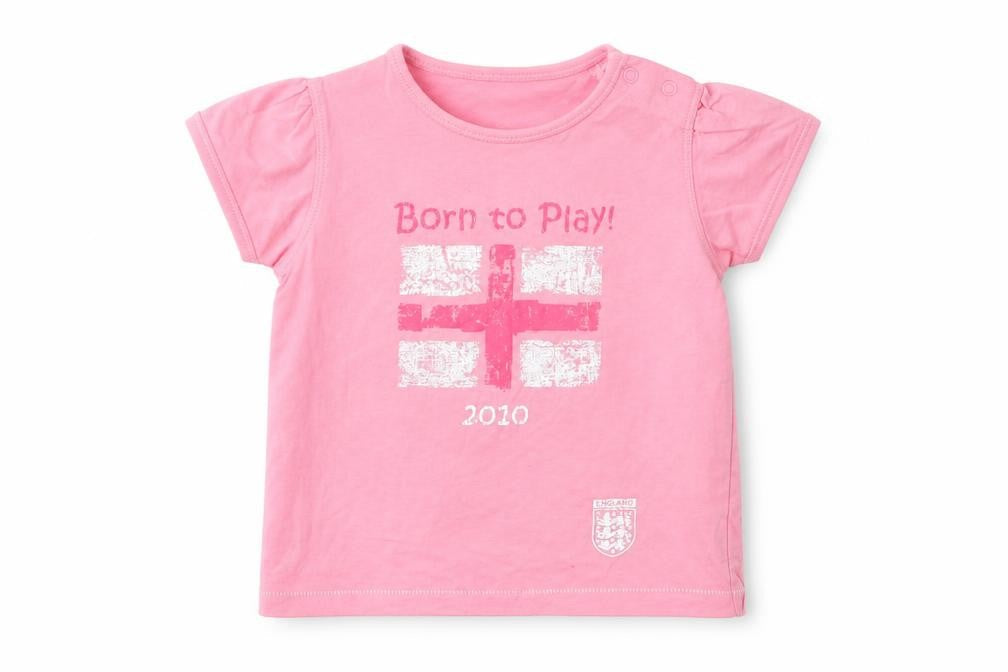 Front view of Next girls’ pink basic t-shirt, size 12-18, months