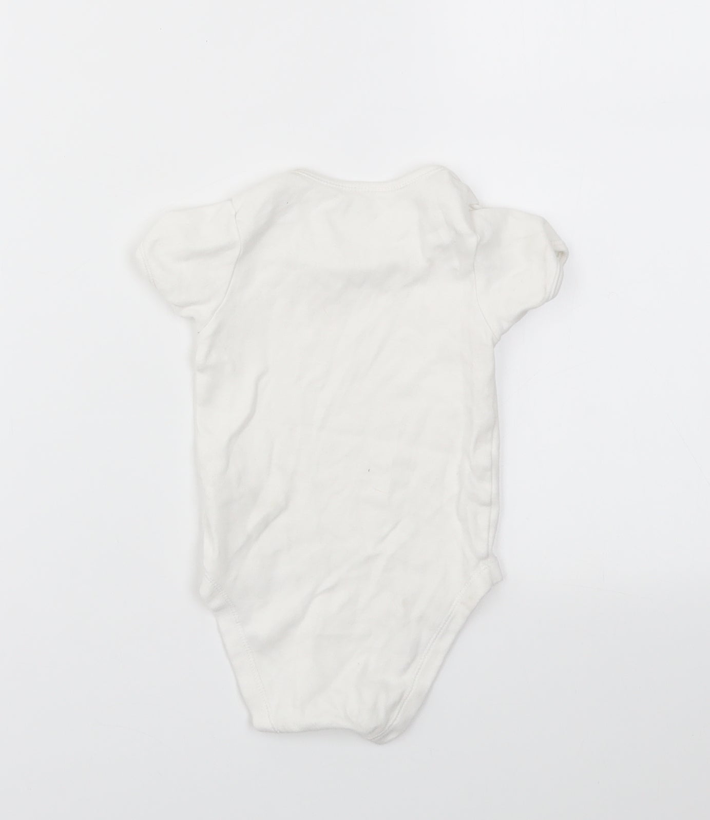 George Girls White   Babygrow One-Piece Size 12 Months