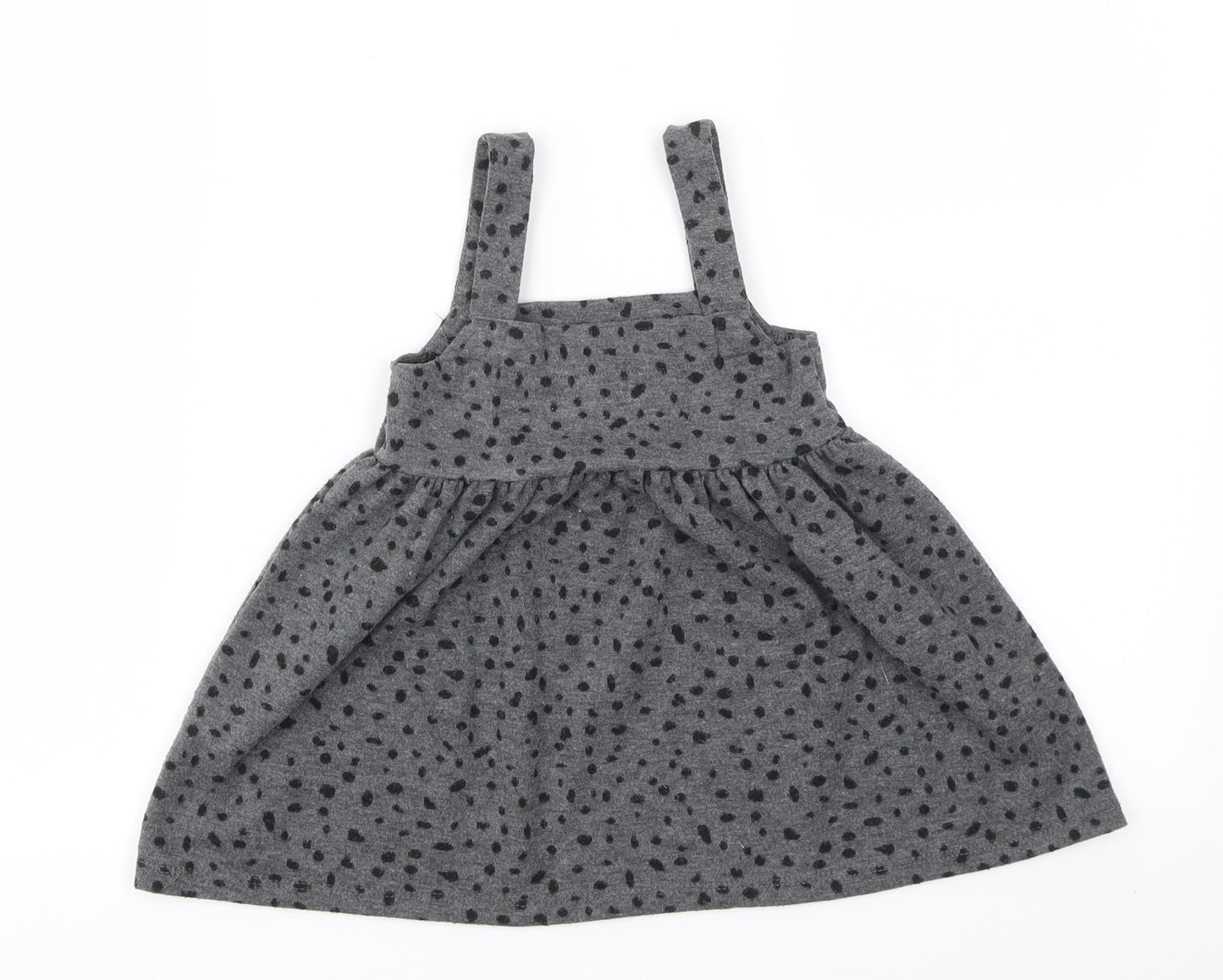 George Girls Grey Animal Print  Fit & Flare  Size 12-18 Months