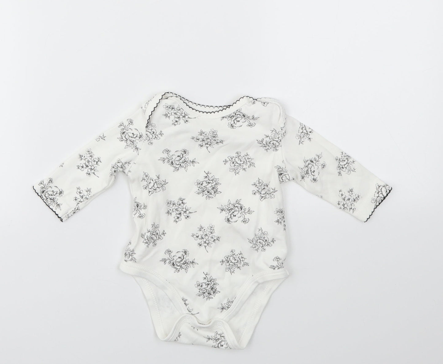 Little Me Girls Multicoloured Floral  Babygrow One-Piece Size 6-9 Months