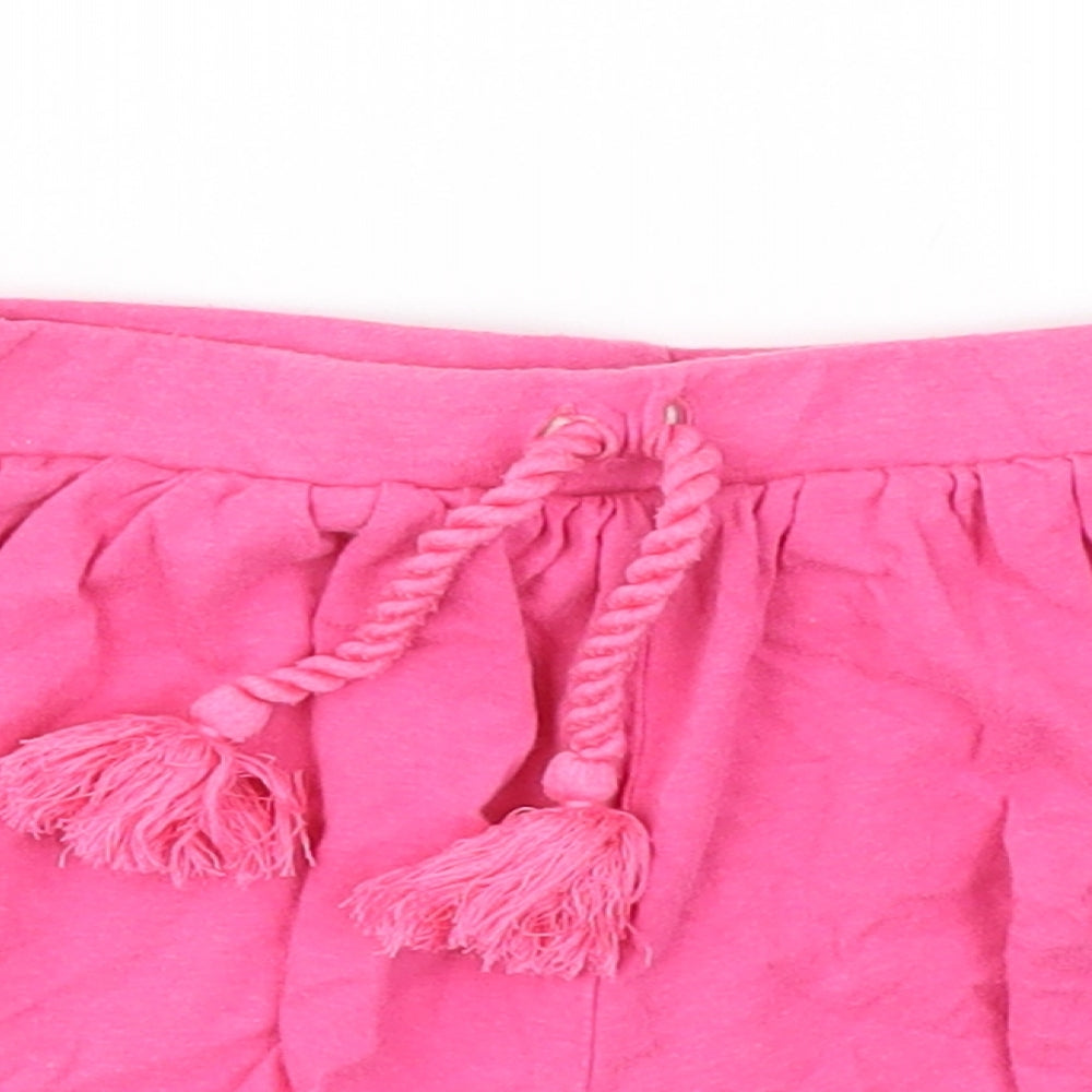 Matalan Girls Pink   Cut-Off Shorts Size 4 Years