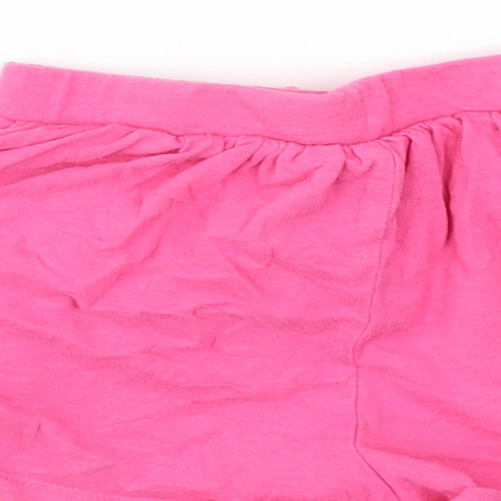 Matalan Girls Pink   Cut-Off Shorts Size 4 Years