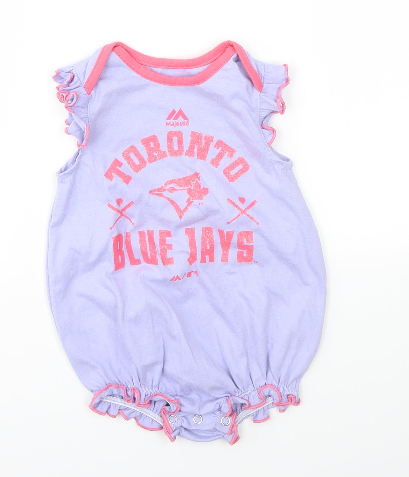 Majestic Girls Purple   Babygrow One-Piece Size 18 Months
