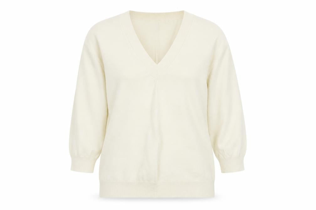 Preworn Womens Ivory   Pullover Jumper Size M