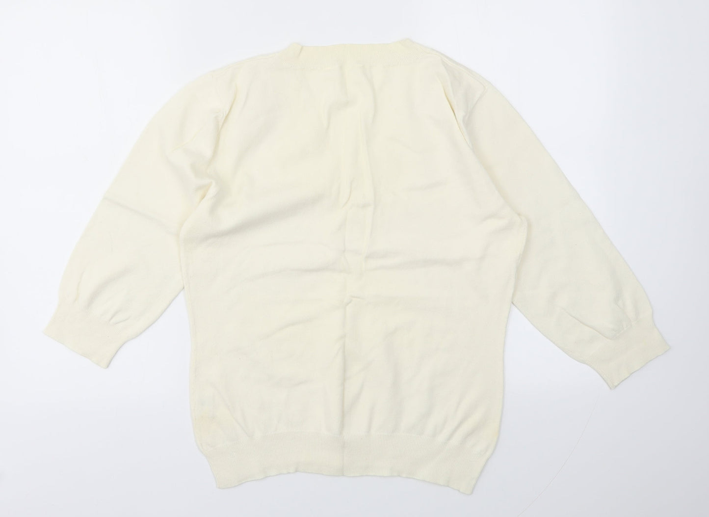 Preworn Womens Ivory   Pullover Jumper Size M