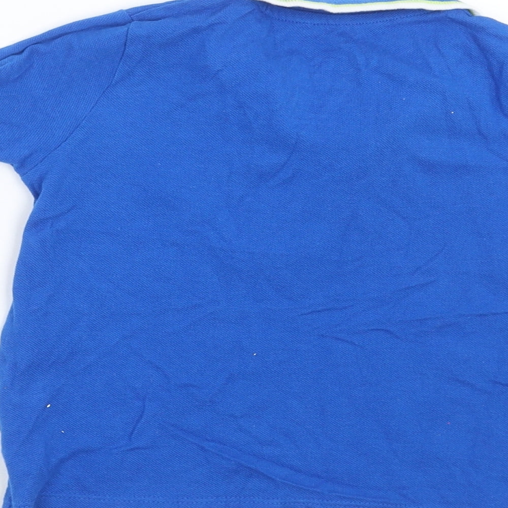 Fred & FLo Baby Blue   Basic Polo Size 18-24 Months