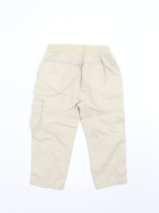Gap Girls Beige   Cargo Trousers Size 3 Years