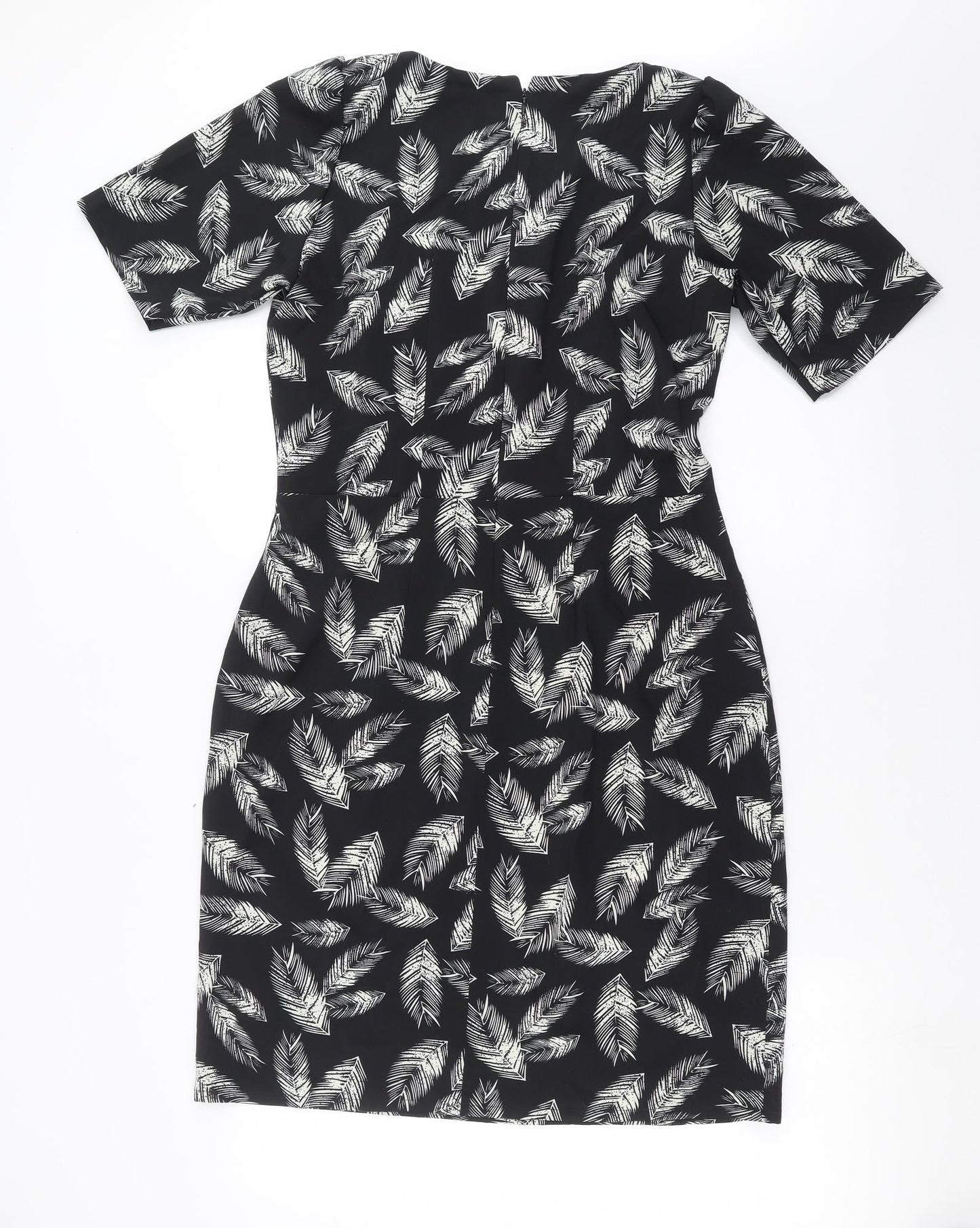 Trollied dolly Womens Black   Shift  Size L  - feather print