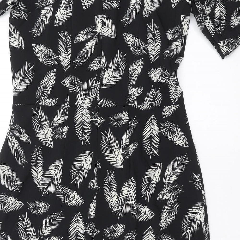 Trollied dolly Womens Black   Shift  Size L  - feather print
