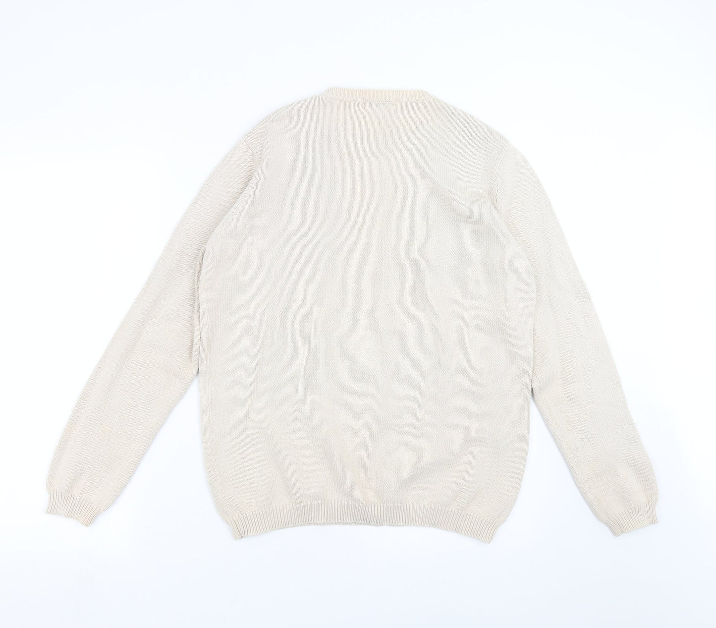 Essentials Womens Beige  Knit Pullover Jumper Size 14