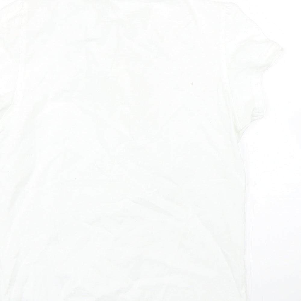 George Girls White   Basic Polo Size 10-11 Years  - PE kit