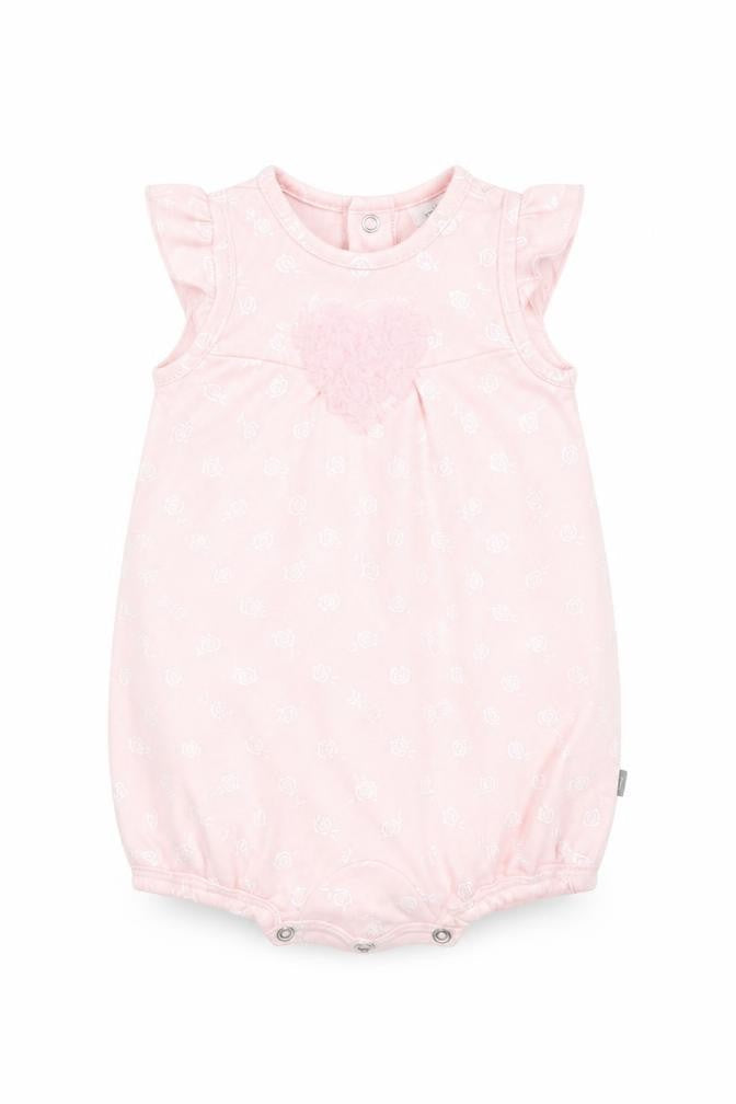 Petti lem Girls Pink Floral  Babygrow One-Piece Size 6-9 Months