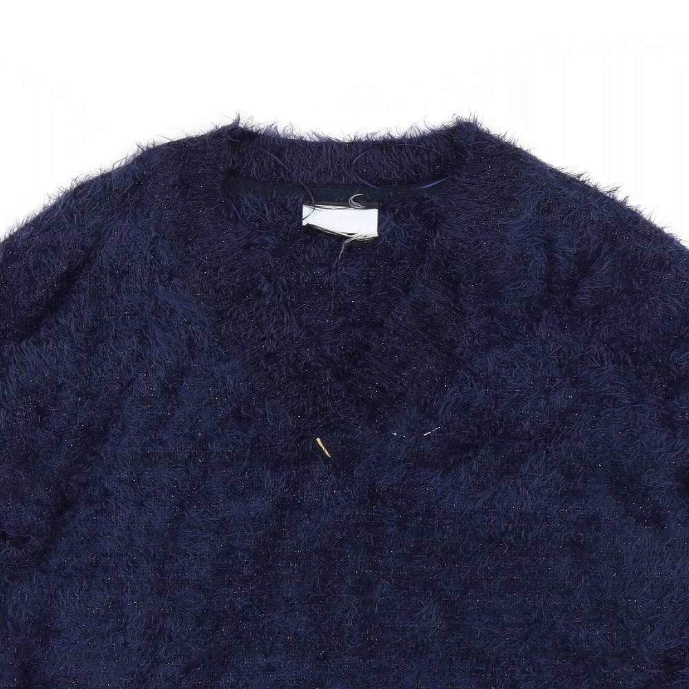 Dorothy Perkins Womens Blue   Pullover Jumper Size S