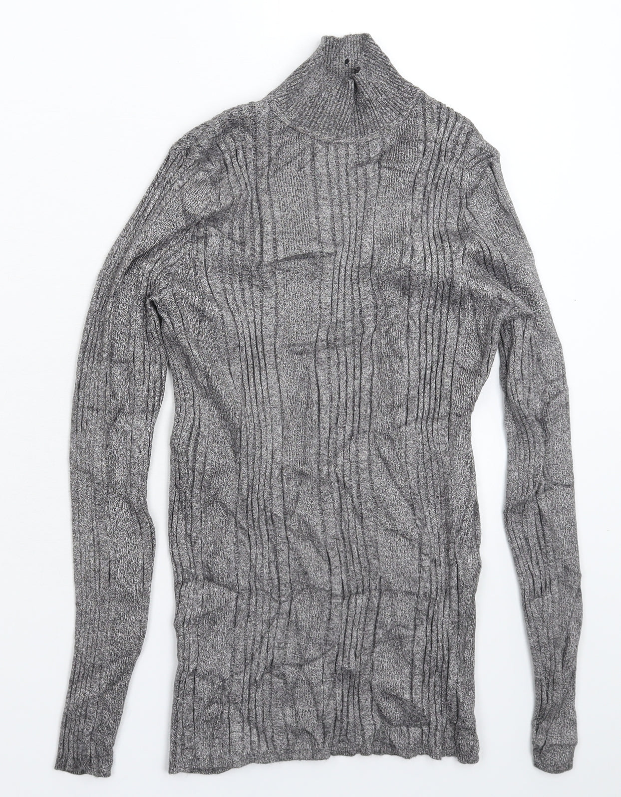 Marks and Spencer Womens Grey  Knit Pullover Jumper Size 12