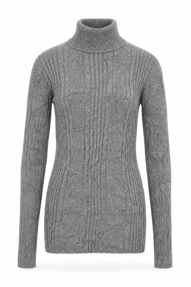 Marks and Spencer Womens Grey  Knit Pullover Jumper Size 12