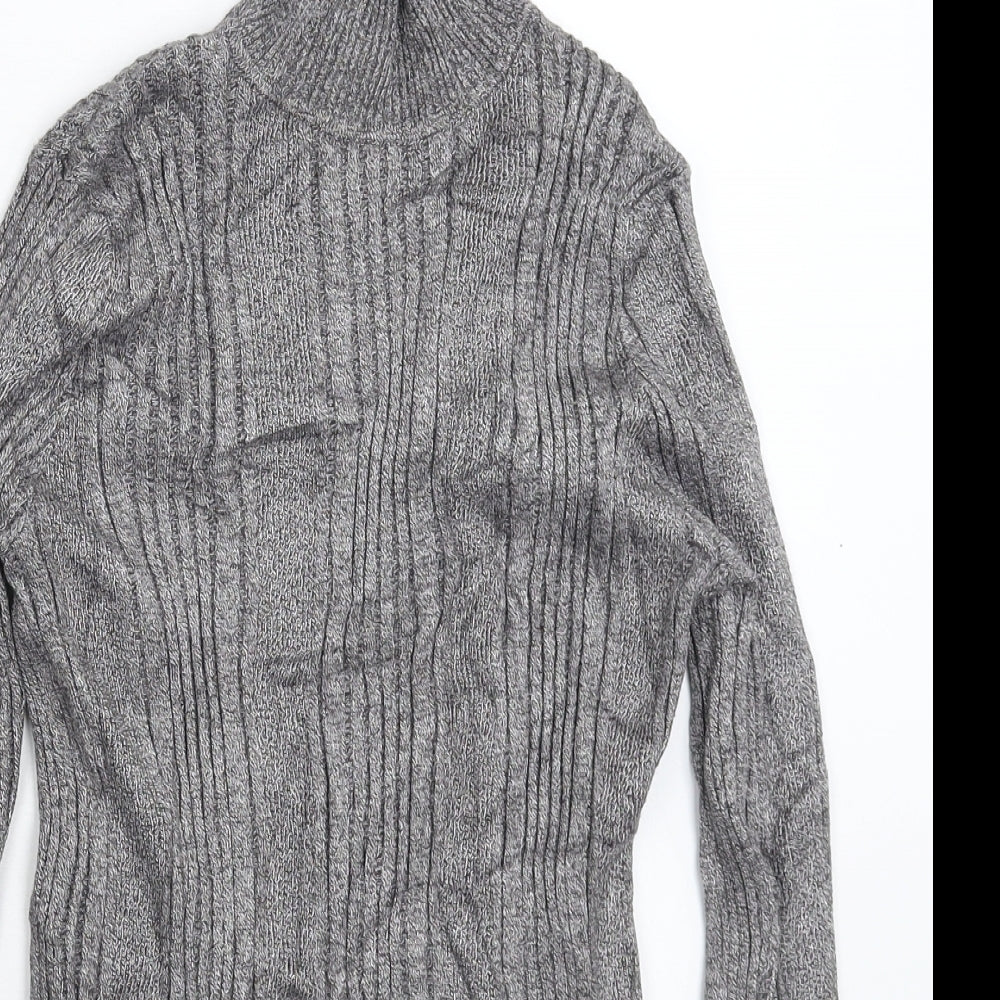 Marks and Spencer Womens Grey  Knit Pullover Jumper Size 12