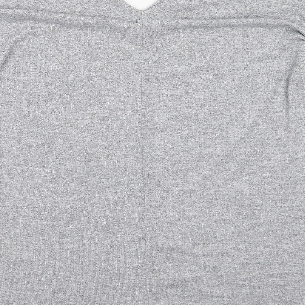 New Look Womens Grey  Knit Pullover Jumper Size 20  - Oversized