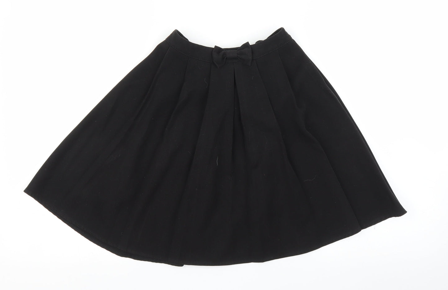 George Girls Black   Pleated Skirt Size 9 Years