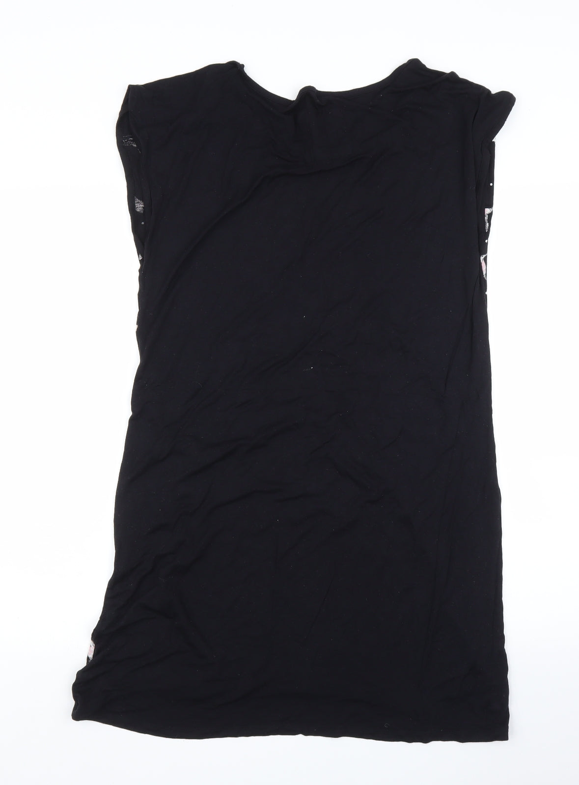 M&S Womens Black Solid  Capri Dress Size 12